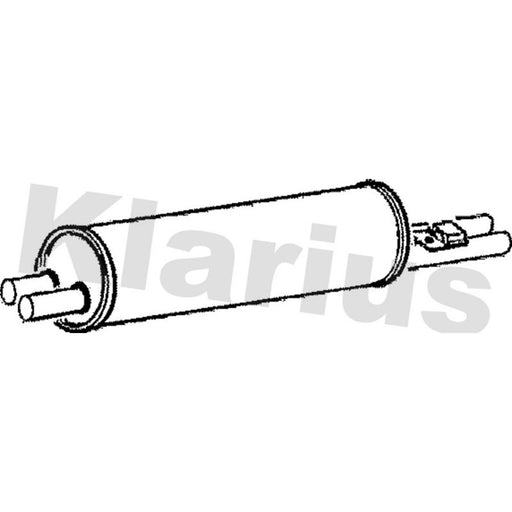 Klarius Box With Tail Pipe Rear MZ18K