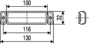 Hella 2PG 008 645-567 Position Light