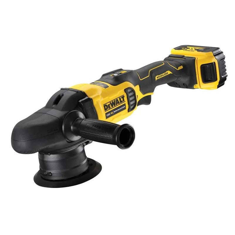 DEWALT Power Tools DCM848P2 XR Brushless Polisher 125mm 18V 2 x 5.0Ah Li-ion