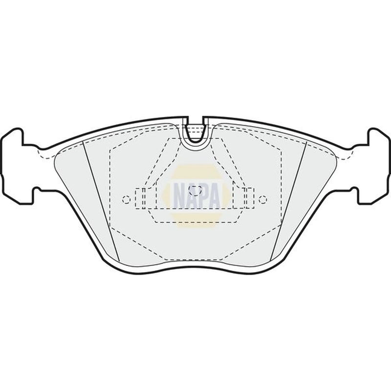 NAPA Front Brake Pad Set NBP1850
