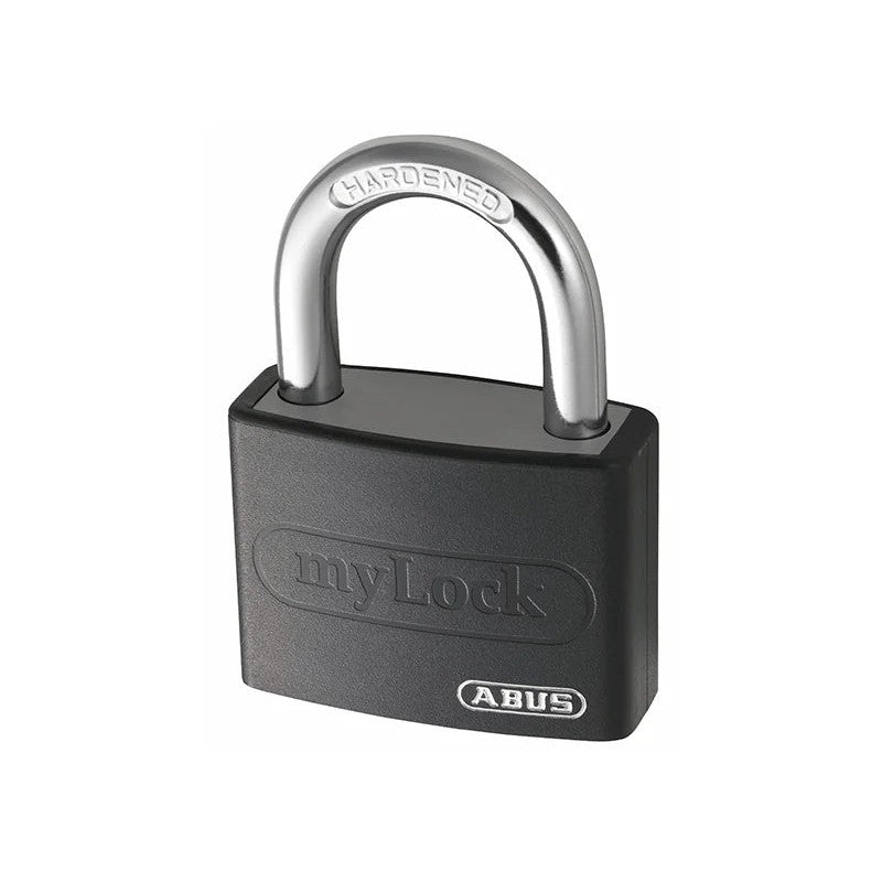 ABUS Mechanical T65AL/40mm My Lock Aluminium Padlock Black Keyed Alike 6402