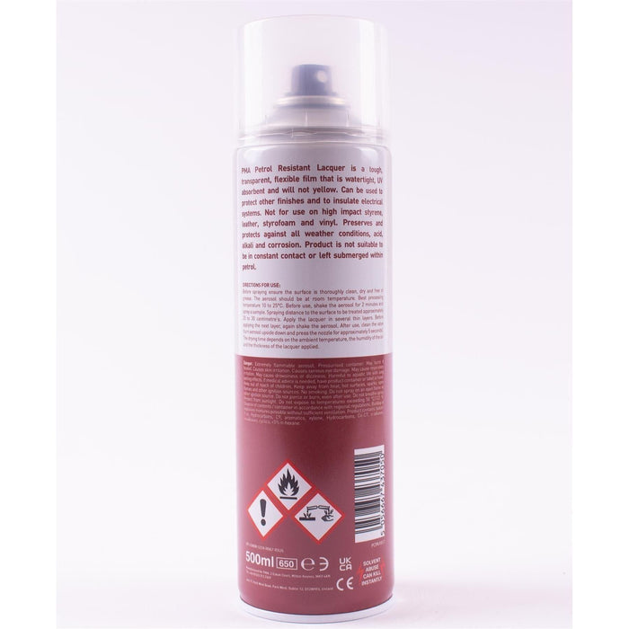 6x PMA Professional Petrol Resistant Lacquer 500ml Spray Paint High Coverage PMA  - Town Parts