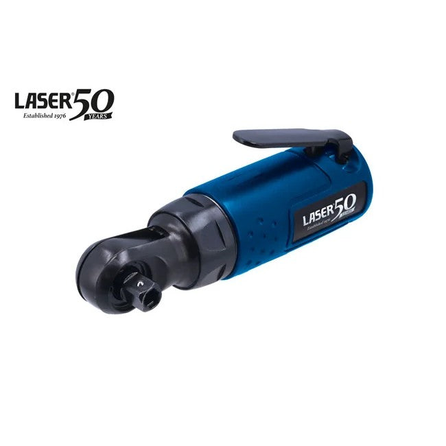 Laser Tools Mini Air Ratchet 3/8"D & 1/4" Hex Bit Driver - 50th Anniversary - PL