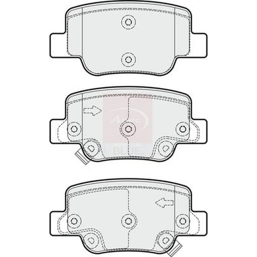 Apec Rear Brake Pad Set PD3714