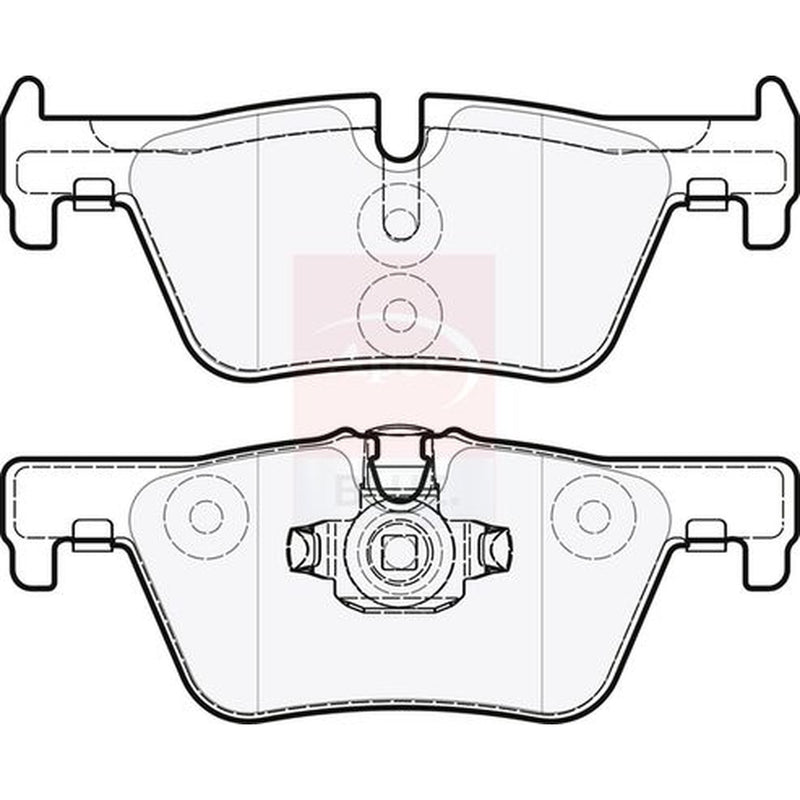 Apec Rear Brake Pad Set PD3286