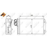 NRF Heater Matrix Core Heat Exchanger 58639