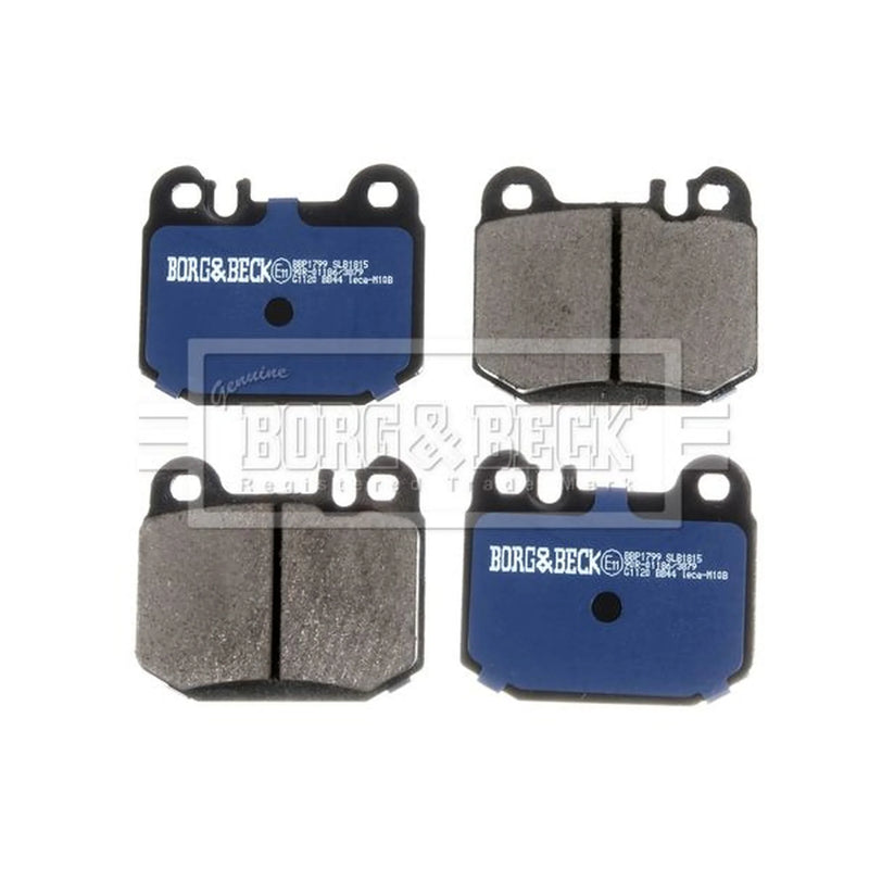 Borg & Beck 4 x Rear Brake Pad Set BBP1799
