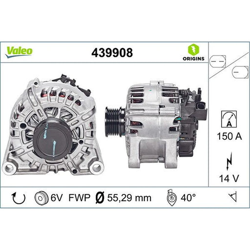 Valeo Car Alternator 12V 439908