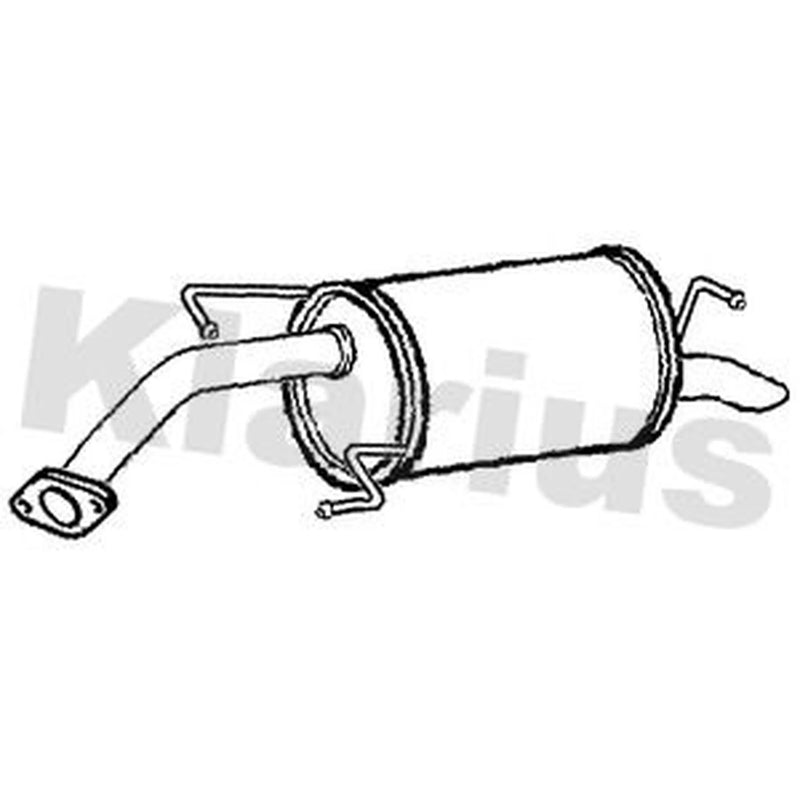 Klarius Box With Tail Pipe Rear CV23M
