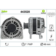 Valeo Car Alternator 12V 443528