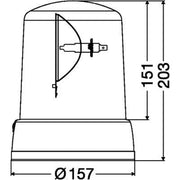 Hella Rotating Beacon Wide High 2RL 008 062-101