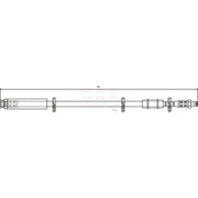 Apec Brake Hydraulic Hose Line Front HOS3064