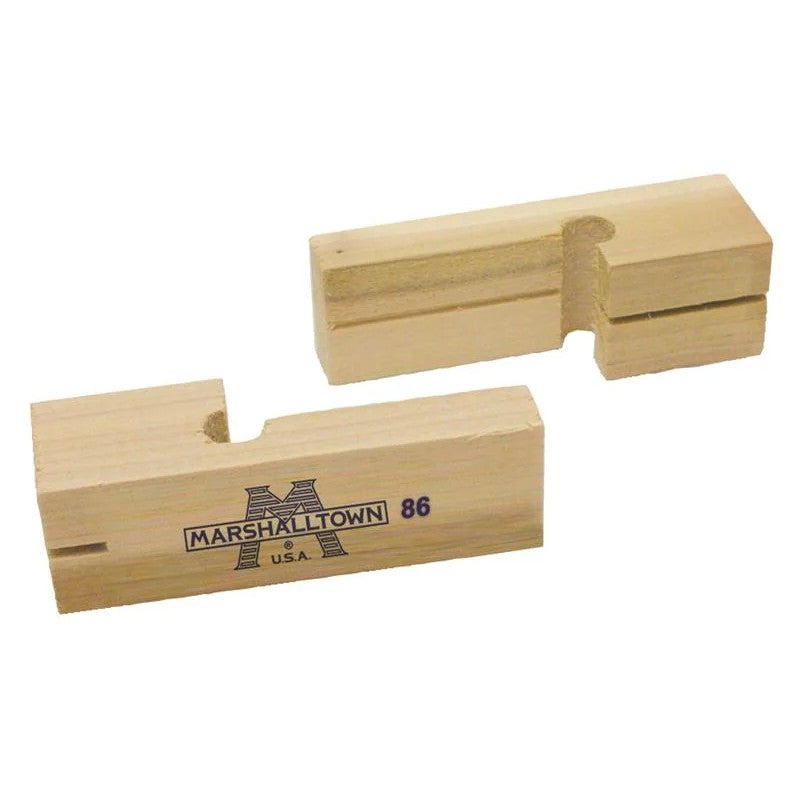 Marshalltown 86 Hardwood Line Blocks (Pack 2) - M86
