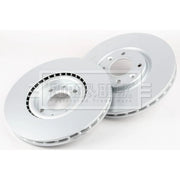 Borg & Beck 2 x Vented Front Brake Discs BBD4717