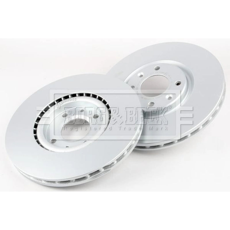 Borg & Beck 2 x Vented Front Brake Discs BBD4717