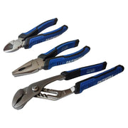 Faithfull Soft Grip Pliers Set, 3 Piece - FAIPLSET3N