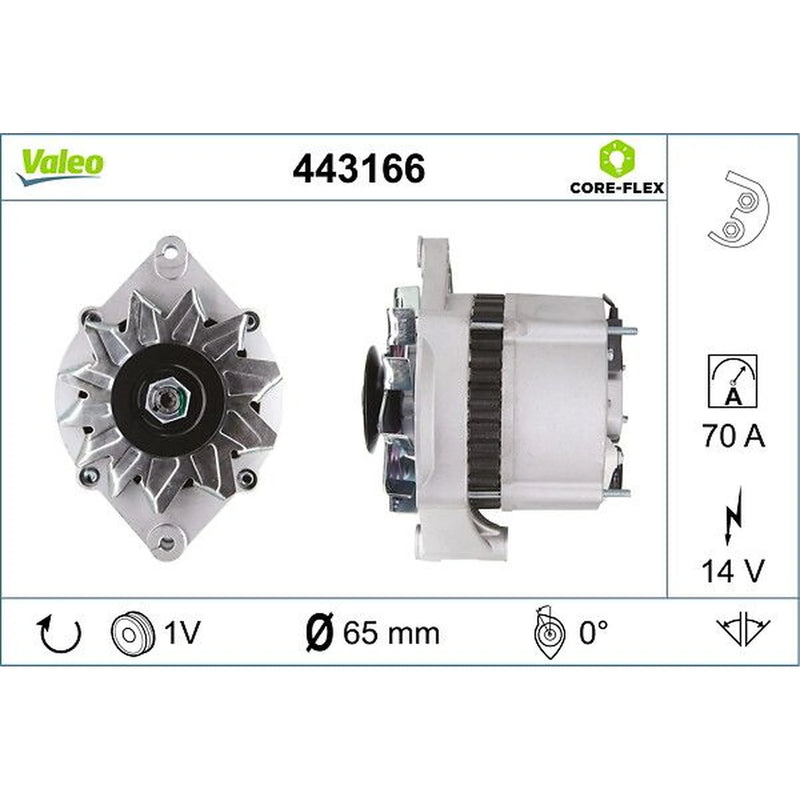 Valeo Car Alternator 12V 443166