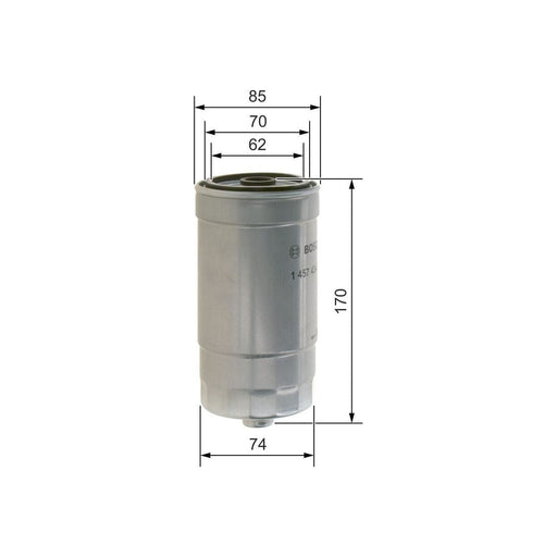 Genuine Bosch Car Fuel Filter N4310 Fits Kia Sorento Crdi - 2.5 - 02-11 14574343 Bosch  - Town Parts