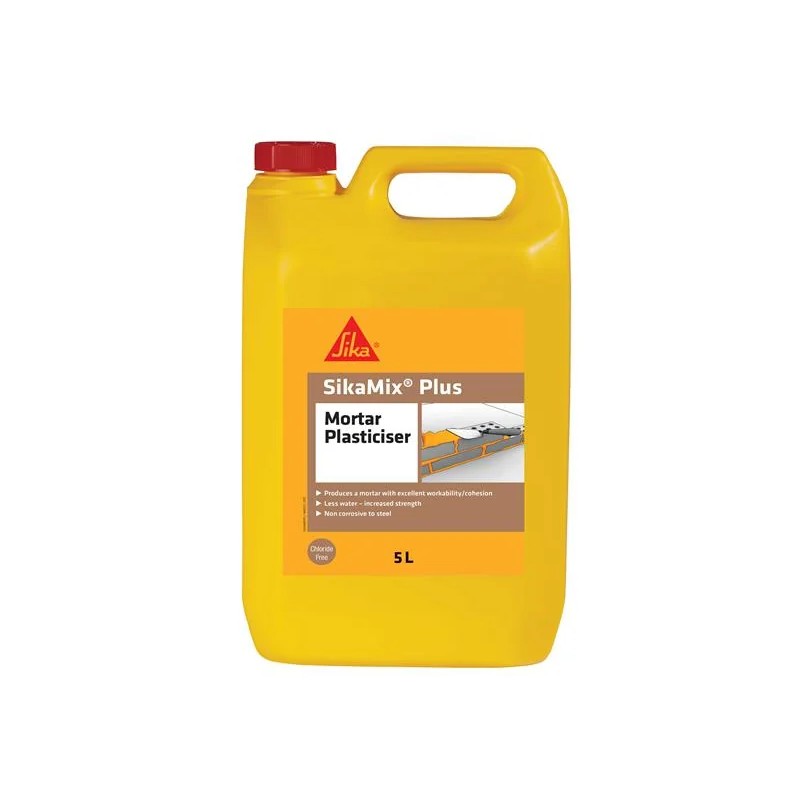 Everbuild Sika SikaMix Mortar Plasticiser 5 litre - 445021