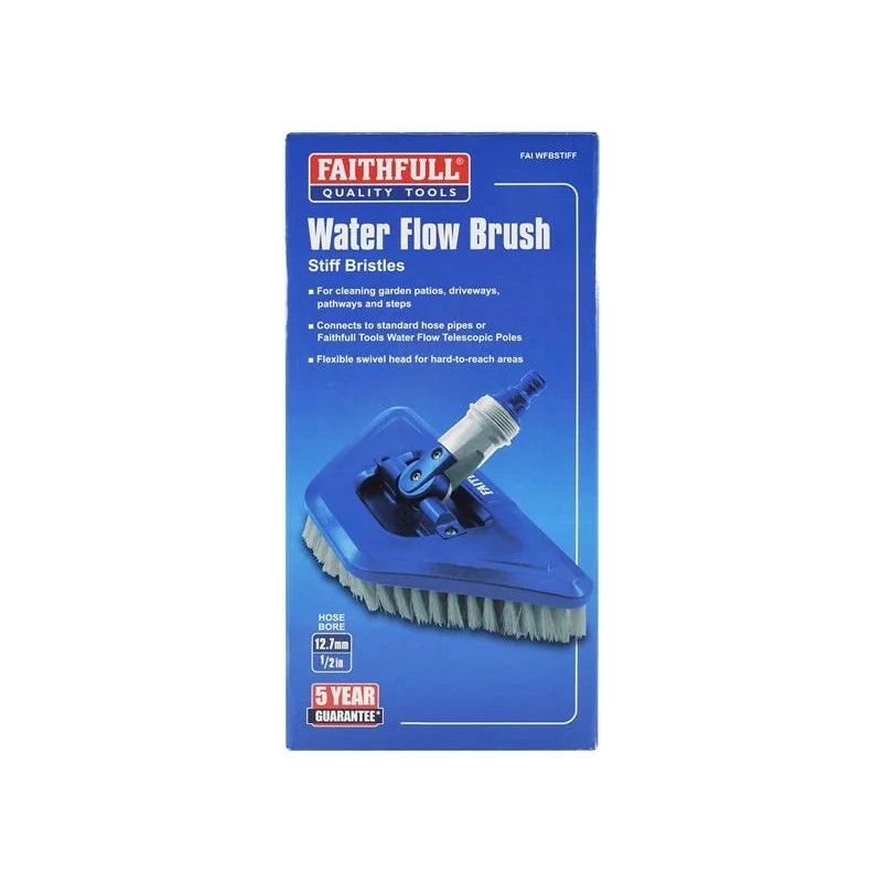 Faithfull Heavy-Duty Water Flow Brush - FAIWFBSTIFF