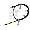 Febi Handbrake Cable Left Rear 178625
