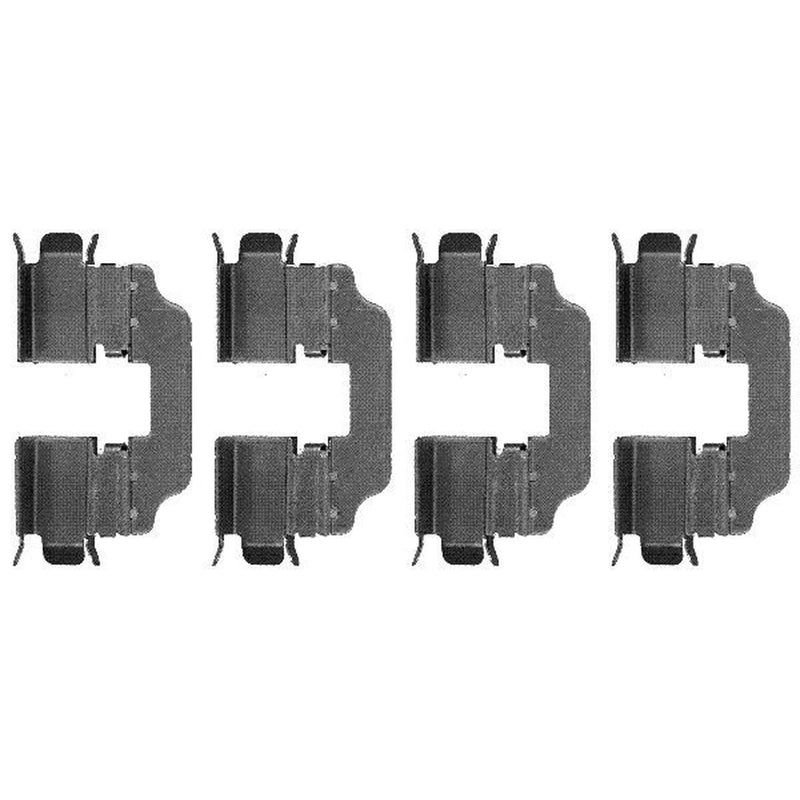 Textar Brake Pad Accessory Fitting Kit Rear 82076200