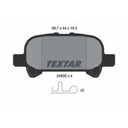 Textar Brake Pad Set 2483501