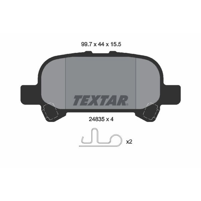 Textar Brake Pad Set 2483501