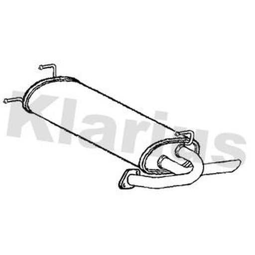 Klarius Box With Tail Pipe Rear DN720A