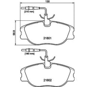 Mintex Front Brake Pad Set MDB1702