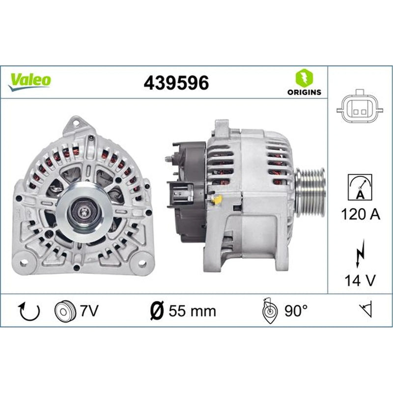 Valeo Car Alternator 12V 439596
