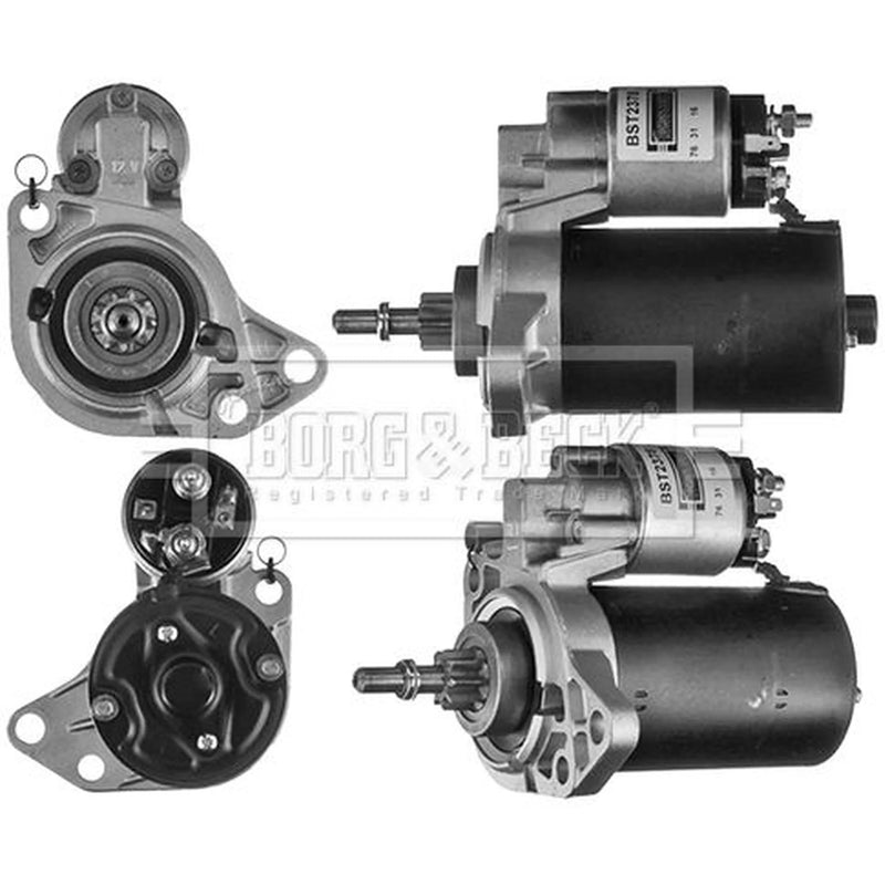 Borg & Beck Starter Motor 12V 0.95kW 9 Teeth BST2378