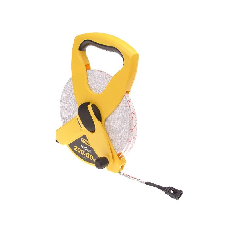 STANLEY® Hand Tools Open Reel Fibreglass Tape 60m/200ft (Width 13mm) - 2-34-794
