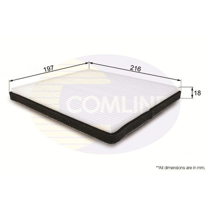 Comline Cabin Air Filter (Pollen Filter) EKF126
