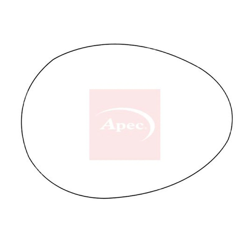 Apec Exterior Wing Mirror Glass Right AMS2095A