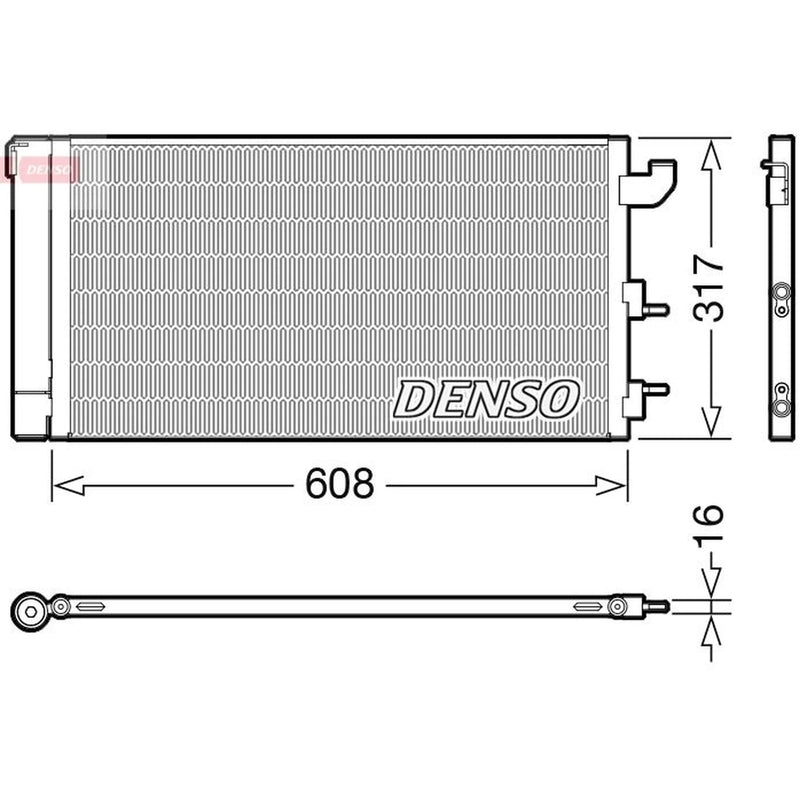 Denso Air Conditioning Condenser DCN09144