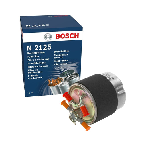 Genuine Bosch Car Fuel Filter N2125 Fits Nissan Qashqai Dci - 1.5 - 10-14 F02640 Bosch  - Town Parts