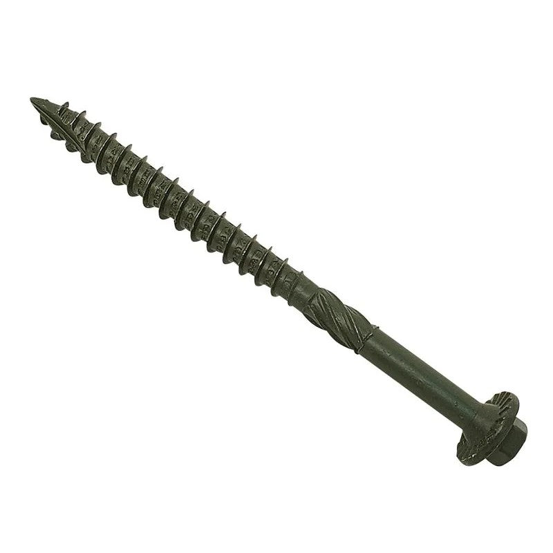 ForgeFix Timber Fixing Screws Green Treated 6.3 x Bag 20 65-250mm