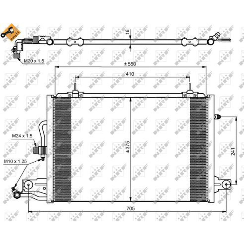 NRF Air Conditioning Condenser 35031