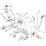 Sealey Rear Swivel Castor Assembly