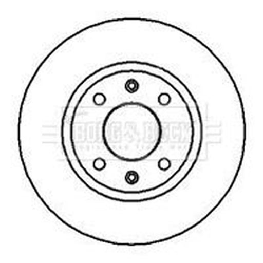 Borg & Beck Front Brake Discs BBD4078