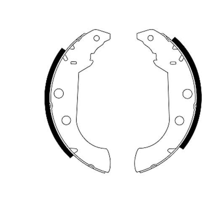 Mintex Brake Shoe Set Axle Kit MFR266