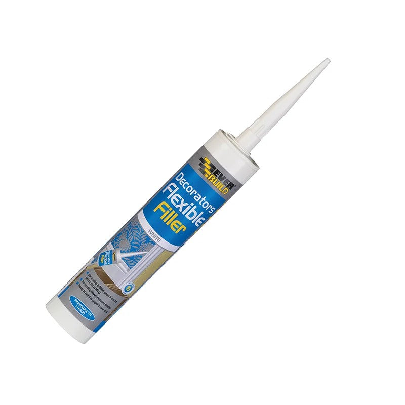 Everbuild Sika Flexible Decorators Filler White 290ml - 486009