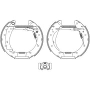 Mintex Brake Shoe Set Axle Kit MSP175