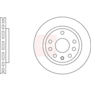 Apec 2 x Vented Front Brake Discs DSK3157