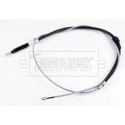 Borg & Beck Handbrake Cable Left Rear BKB3938