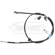 Borg & Beck Handbrake Cable Left Rear BKB3365