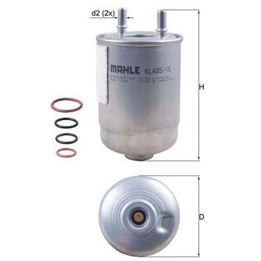 Mahle Fuel Filter Element KL 485/15D
