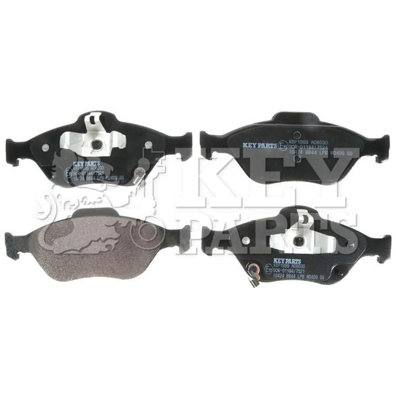 Key Parts 4 x Front Brake Pad Set KBP1999