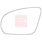 Apec Exterior Wing Mirror Glass Left AMS2775A